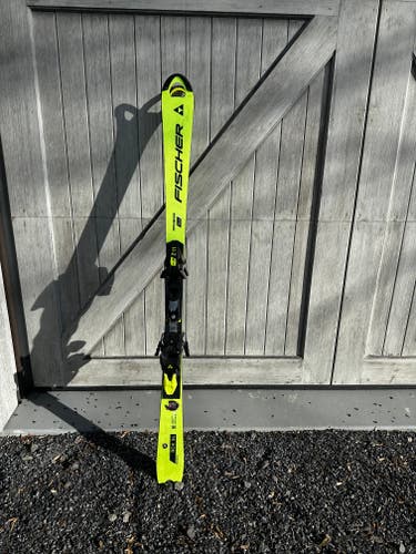 Unisex 2024 Fischer 140 cm Racing RC4 Skis With Z11 Bindings (Used)