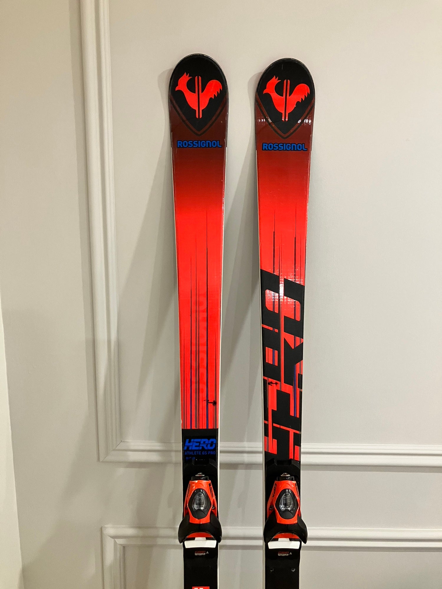 Used Racing 142 cm Rossignol Hero Athlete SL Pro Skis With used 