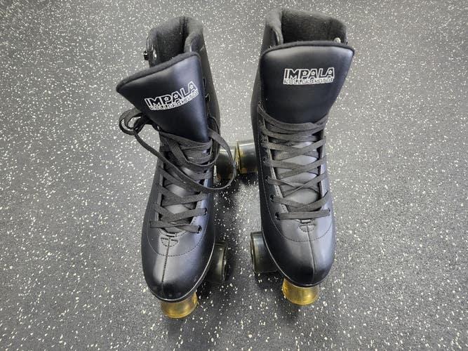 Used IMPALA Senior Roller Quad Skates Black Senior 9 11849-S000034709