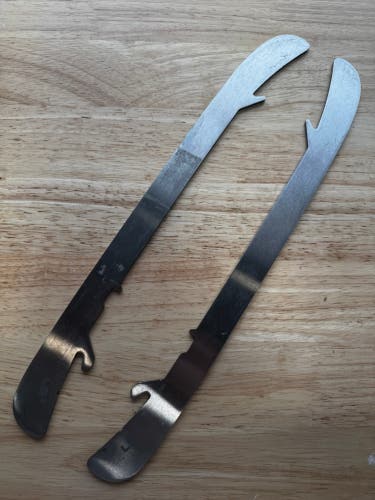 NHL Pro Stock Game Used Bauer LS3 296mm Skate Blades / Runners