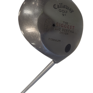 Used Callaway BIGGEST BIG BERTHA Mens Driver RH Grey 9.0 Degree 11862-S000092077