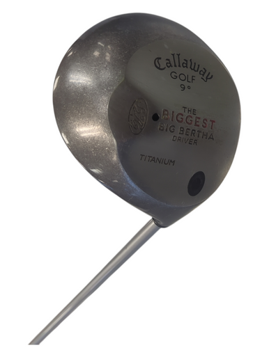 Used Callaway BIGGEST BIG BERTHA Mens Driver RH Grey 9.0 Degree 11862-S000092077