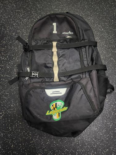 Used Athletico XXL Legends Player Backpack Black 11849-S000034713