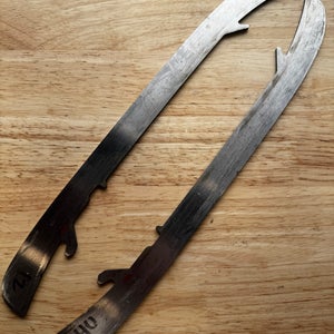 NHL Pro Stock Game Used Bauer LS3 296mm Skate Blades / Runners