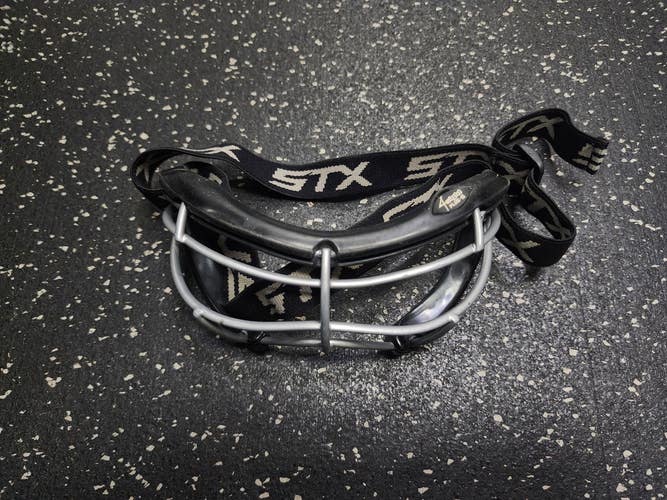 Used STX 4 SIGHT PLUS-S Lacrosse Facial Protect Black SM 11849-S000034726