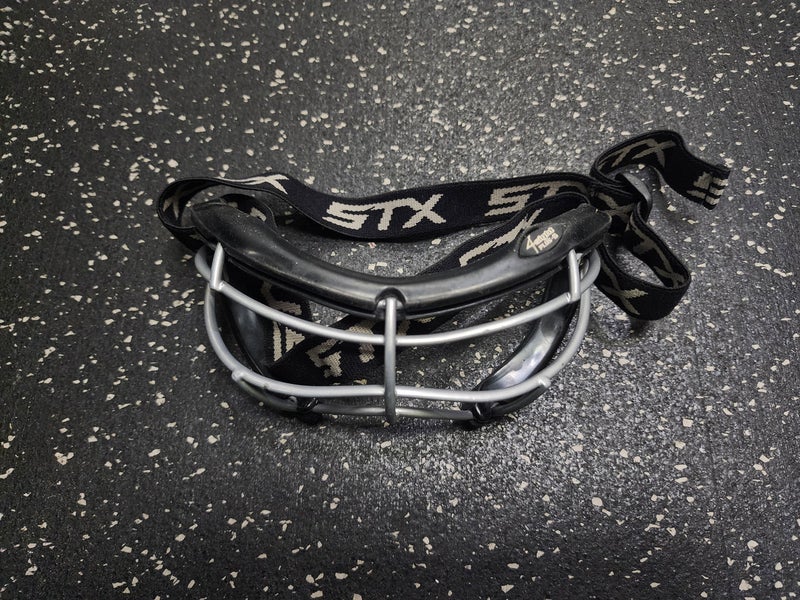 Used STX 4 SIGHT PLUS-S Lacrosse Facial Protect Black SM 11849-S000034726
