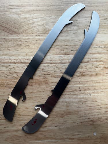 NHL Pro Stock Game Used Bauer LS3 296mm Skate Blades / Runners