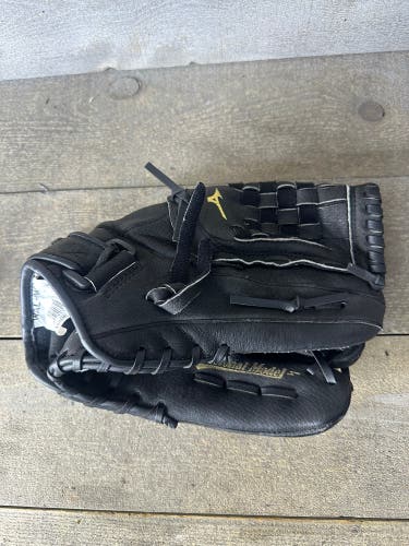 Mizuno Power Lock Glove Black Leather 12" MMX123P Tartan Web Professional RHT