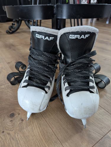 Graf Hockey Goalie Skates Regular Width 6.5 (Used)