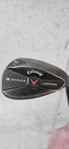 Men's Callaway X Series Jaws Black Right Handed Wedge Regular Flex 60 Degree Steel Shaft (Used)