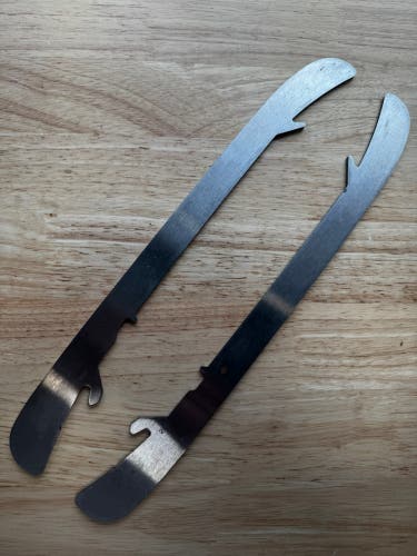 NHL Pro Stock Game Used Bauer LS3 296mm Skate Blades / Runners