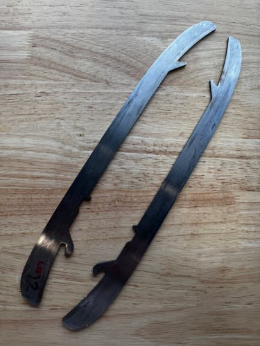 NHL Pro Stock Game Used Bauer LS3 296mm Skate Blades / Runners