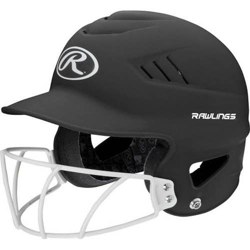 New Rawlings COOLFLO Batting Helmet w/Mask 11602-COOLFLO