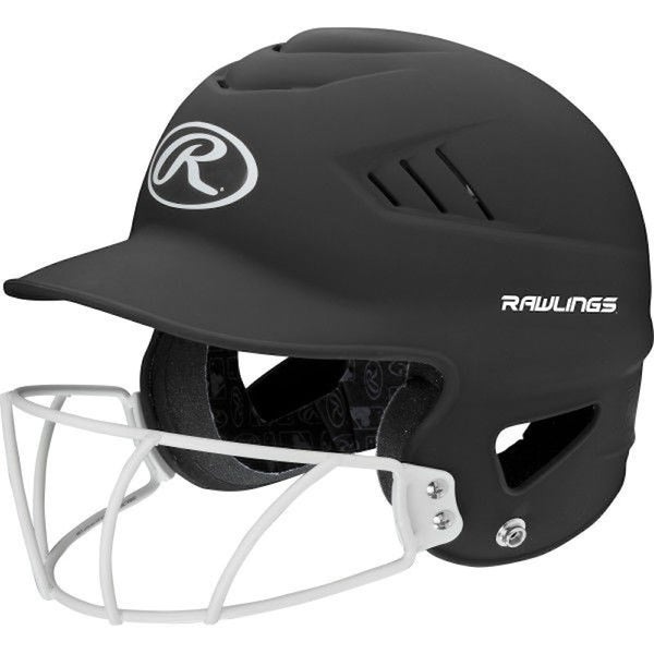 New Rawlings COOLFLO Batting Helmet w/Mask 11602-COOLFLO