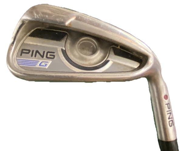 Ping G 5 Iron Red Dot RH Men's Plus 1.75 Length AWT 2.0 Stiff Steel 40 Nice Grip