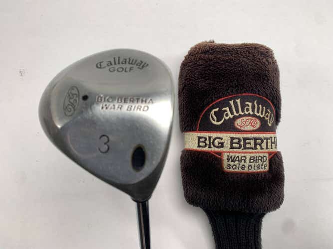 Callaway Big Bertha Warbird 3 Fairway Wood 15* Memphis 10 Regular Mens RH HC