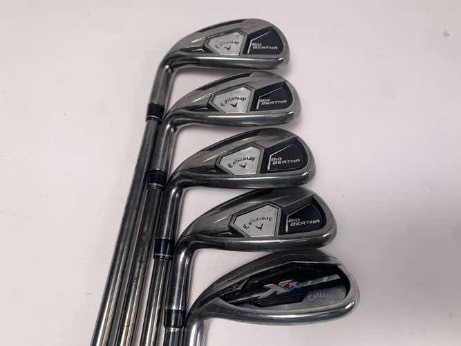 Callaway Big Bertha 2015 Iron Set 7-PW+GW UST Mamiya Recoil 450 F1 Ladies LH