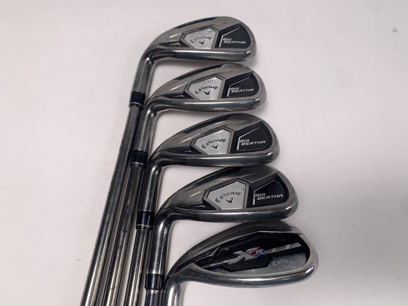 Callaway Big Bertha 2015 Iron Set 7-PW+GW UST Mamiya Recoil 450 F1 Ladies LH