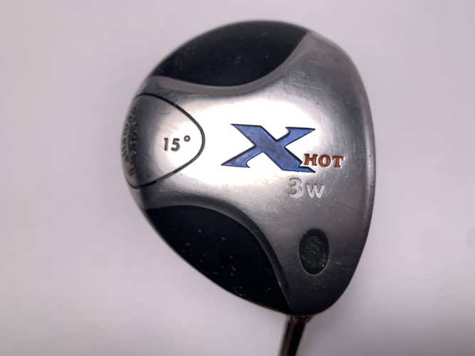 Callaway X Hot 3 Fairway Wood 15* Fujikura Banzai 65g Regular RH +1''