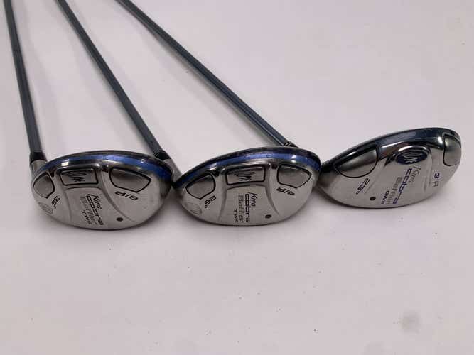 Cobra Baffler TWS Womens 2009 Hybrid Set 3 4 6 23* 26* 32* Aldila DVS Ladies RH