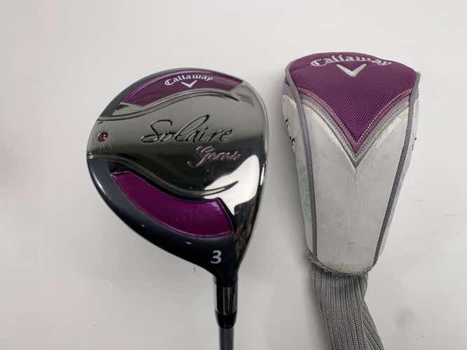 Callaway Solaire Gems 3 Fairway Wood 15* 55g Ladies Graphite Womens RH HC