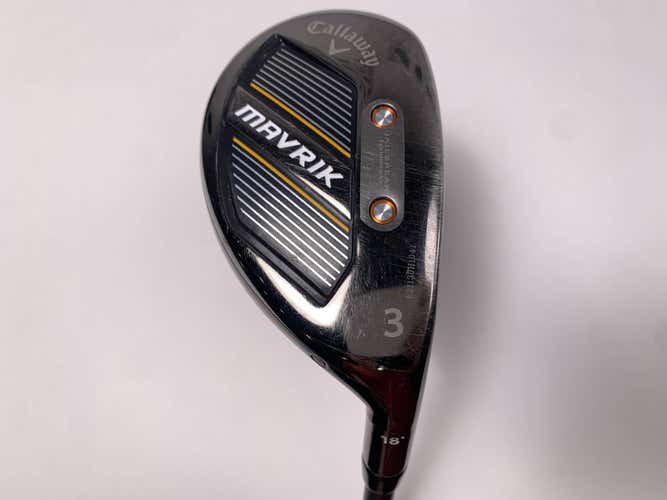 Callaway Mavrik 3 Hybrid 18* Project X Catalyst 5.5 65g Regular Graphite Mens RH