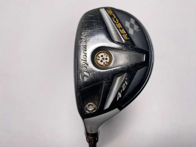 TaylorMade Rescue 11 4 Hybrid 21* Aldila RIP 65g Stiff Graphite Mens LH