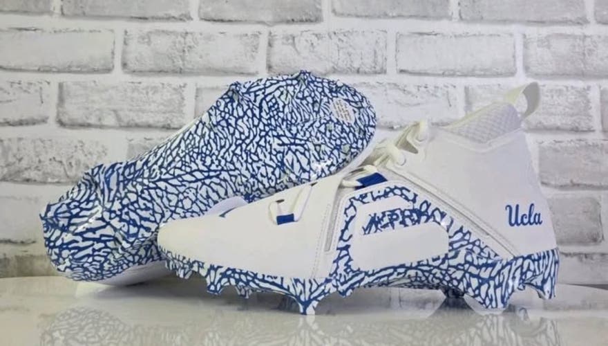 Nike Jordan Alpha Menacey Pro 3 UCLA Team-Issued Football Cleats DH3368-106 Size 12