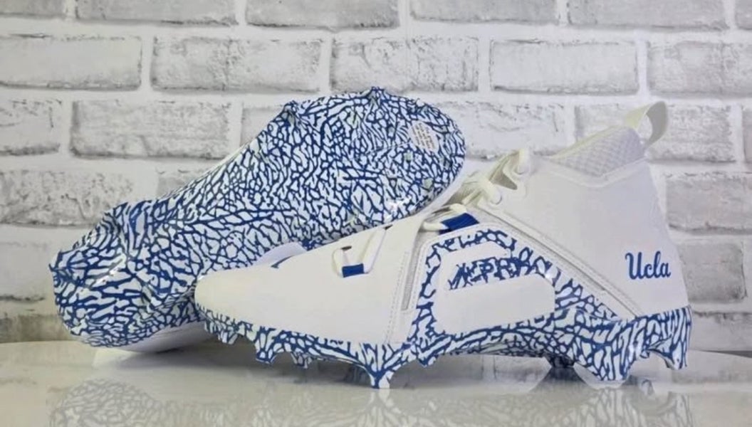 Nike Jordan Alpha Menace Pro 3 UCLA Team-Issued Football Cleats DH3368-106 Size 12