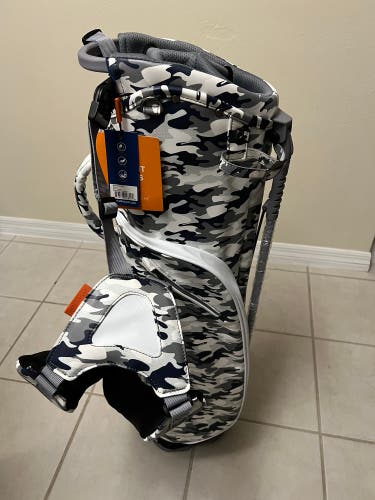 Stitch SL2 Gen 2 Camo Leather Golf Carry Stand Bag 4-way Divider NWT $398