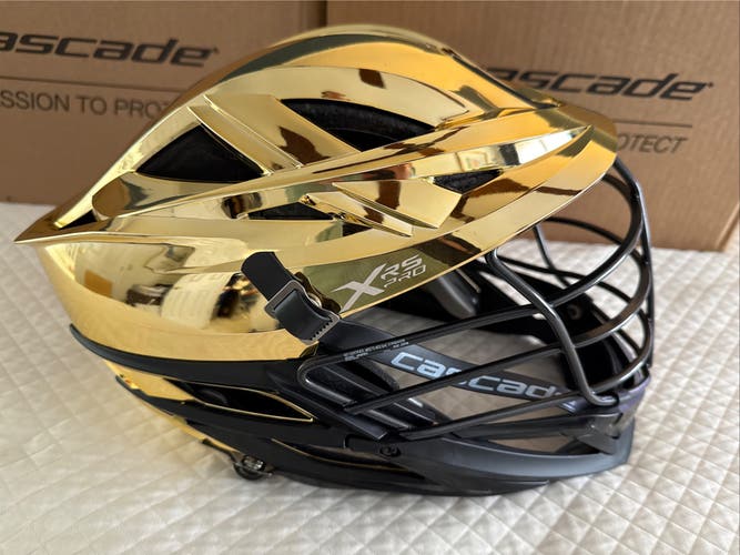 Cascade XRS Pro Helmet gold metallic