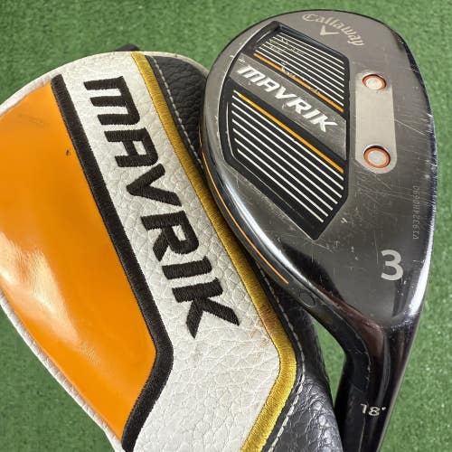 Callaway Mavrik 3 Hybrid 18 3H Project X Catalyst 65 5.5 Regular Flex 40.25