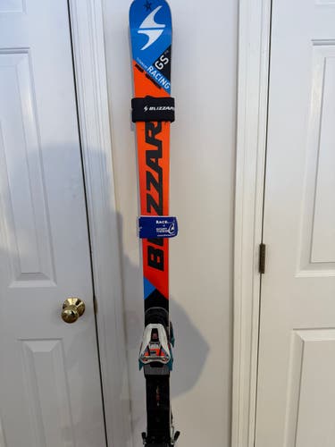 Racing 177 cm Blizzard Thunderbird Skis With Bindings Max Din 16 (Used)