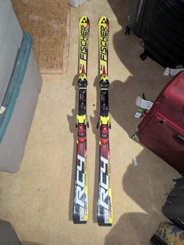 Fischer 185 cm All Mountain RC4 WC Skis With Bindings Max Din 13 (Used)