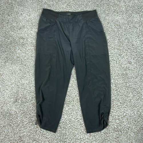 North Face Pants Womens Large Black FlashDry Jogger Hiking Gym Athletic Utility