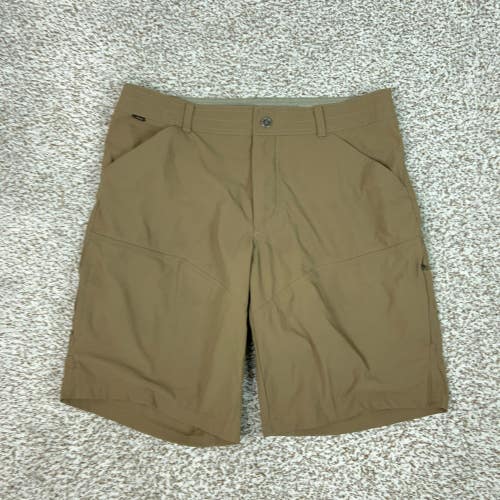Kuhl Shorts Mens 36 Brown Hiking Quick Dry Stretch Lightweight Outdoor Casual