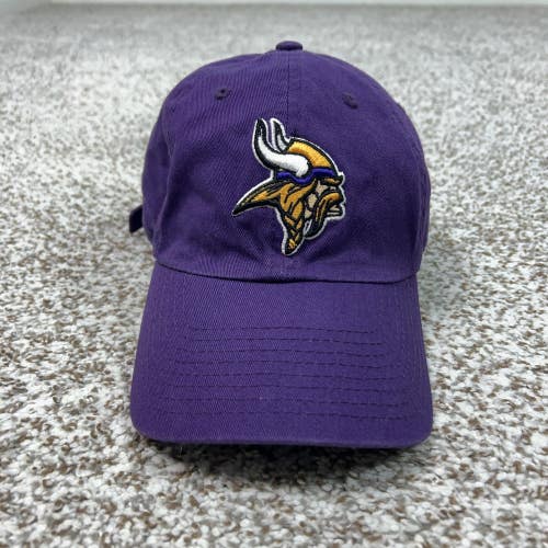 Minnesota Vikings Hat Cap Strap Back One Size Purple NFL Football Team Apparel