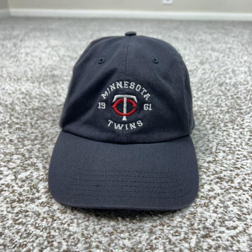 Minnesota Twins Hat Cap Strap Back Mens One Size Navy MLB Baseball Fan Favorite