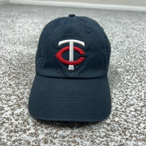 Minnesota Twins Hat Cap Strap Back Mens One Size Blue MLB Baseball Dad Cap Sport