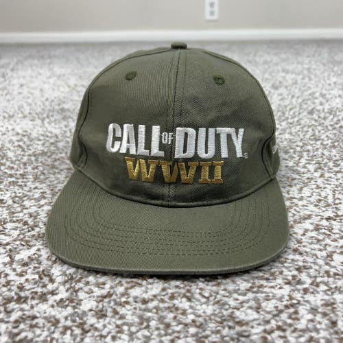 Call Of Duty WWII Hat Cap Snap Back Mens One Size Green Army Video Game Military