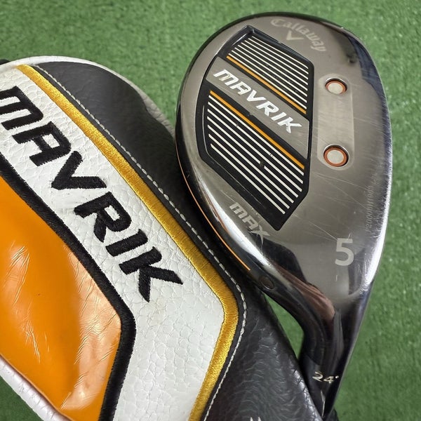 Callaway Mavrik Max 5 Hybrid 24 5H Project X Catalyst 55 5.0 Senior Flex 39.25