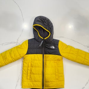 Yellow Kids Unisex The North Face 5T Reversible Jacket (Used)