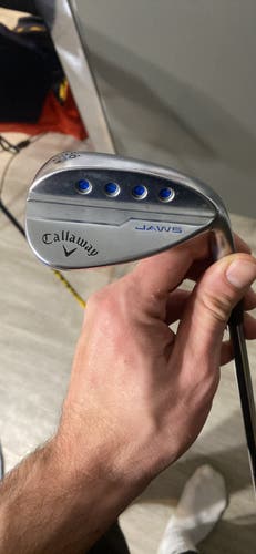Men's Callaway Jaws Raw Right Handed Wedge Stiff Flex 56 Degree Steel Shaft (Used)