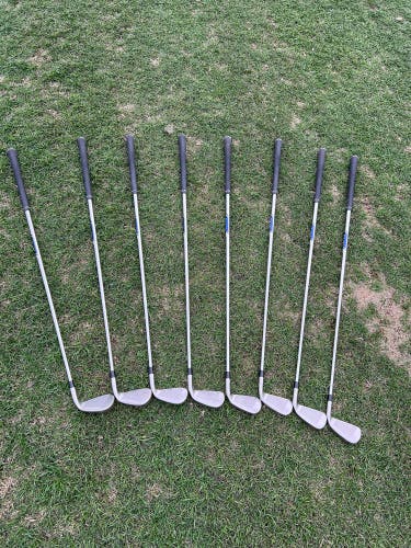 Men's Callaway X-20 Tour Left Hand Iron Set Stiff Flex Steel Shaft (Used)