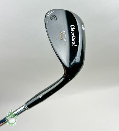 RH Cleveland 588 RTX Rotex 2.0 Face Black Wedge 58*-10 Wedge Flex Steel Golf