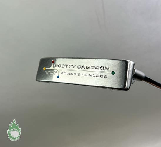 Used RH Scotty Cameron Studio Stainless Newport 2 36" Putter Steel Golf Club