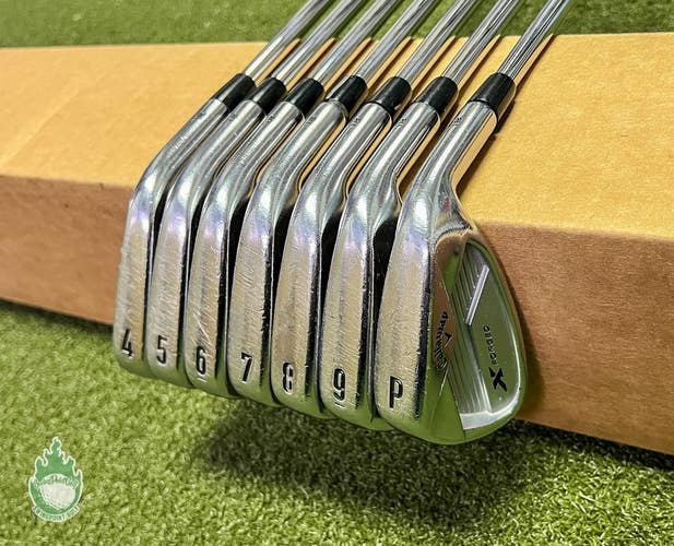2018 Callaway X-Forged Irons 4-PW Project X LZ 120g Stiff Steel Golf Set