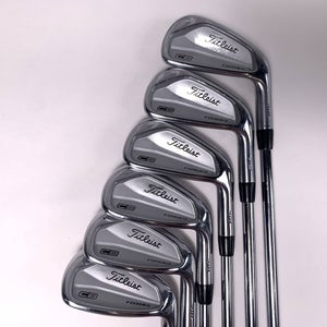 Titleist 718 CB Iron Set 4-PW KBS Tour Stiff Steel Mens RH (No 7 Iron)