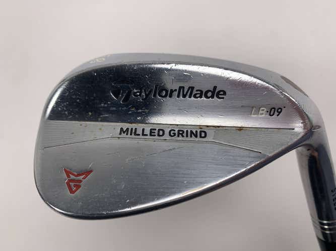 TaylorMade Milled Grind Satin Chrome Wedge 58* 9 True Temper DG Wedge Steel RH