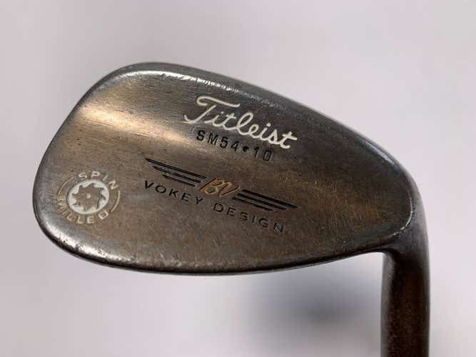 Titleist Vokey Spin Milled CC Black Wedge 54*10 Dynamic Gold Wedge Steel Mens RH